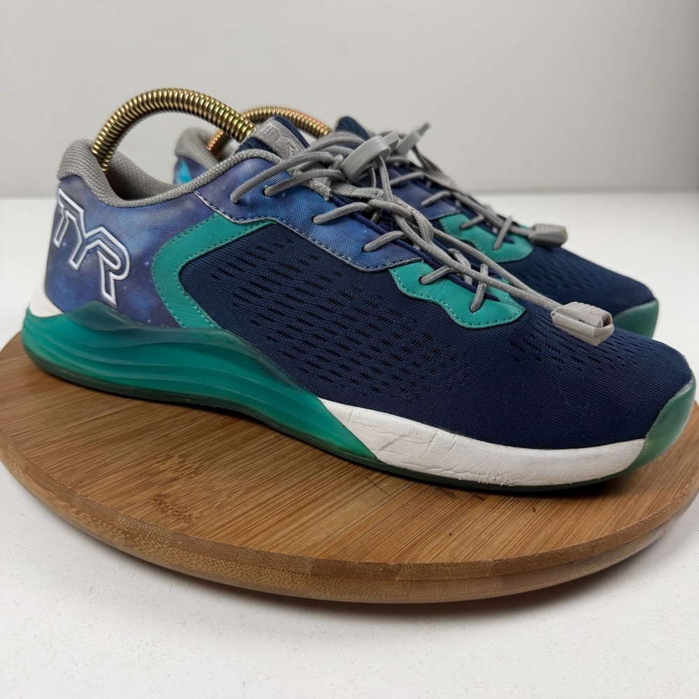 TYR CXT-1 Navy and Teal Athletic Trainer Sneakers